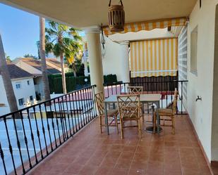 Terrace of Duplex to rent in Benalmádena  with Air Conditioner, Private garden and Terrace