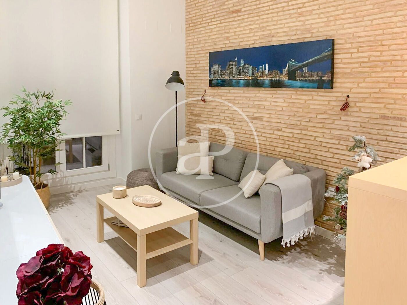 Sala d'estar de Pis en venda en  Valencia Capital amb Aire condicionat, Calefacció i Moblat