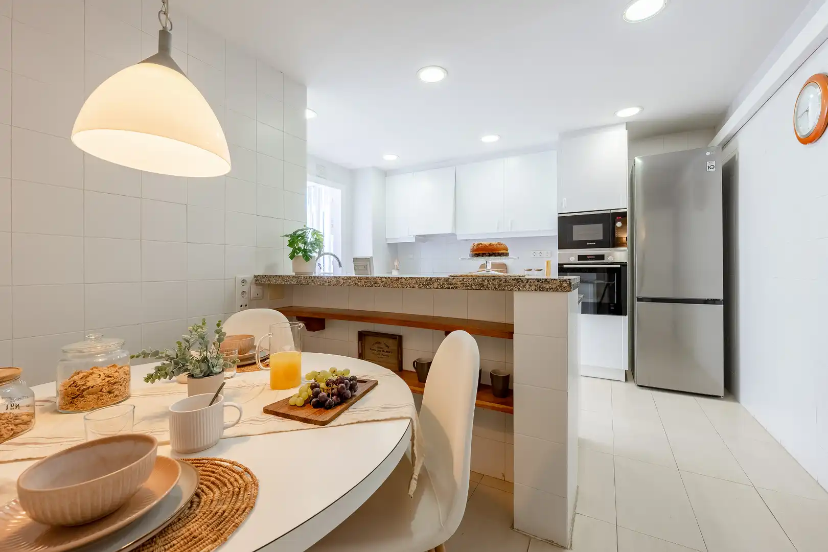 Kitchen of Flat for rent in Sant Andreu de Llavaneres  with Air Conditioner, Heating and Private garden
