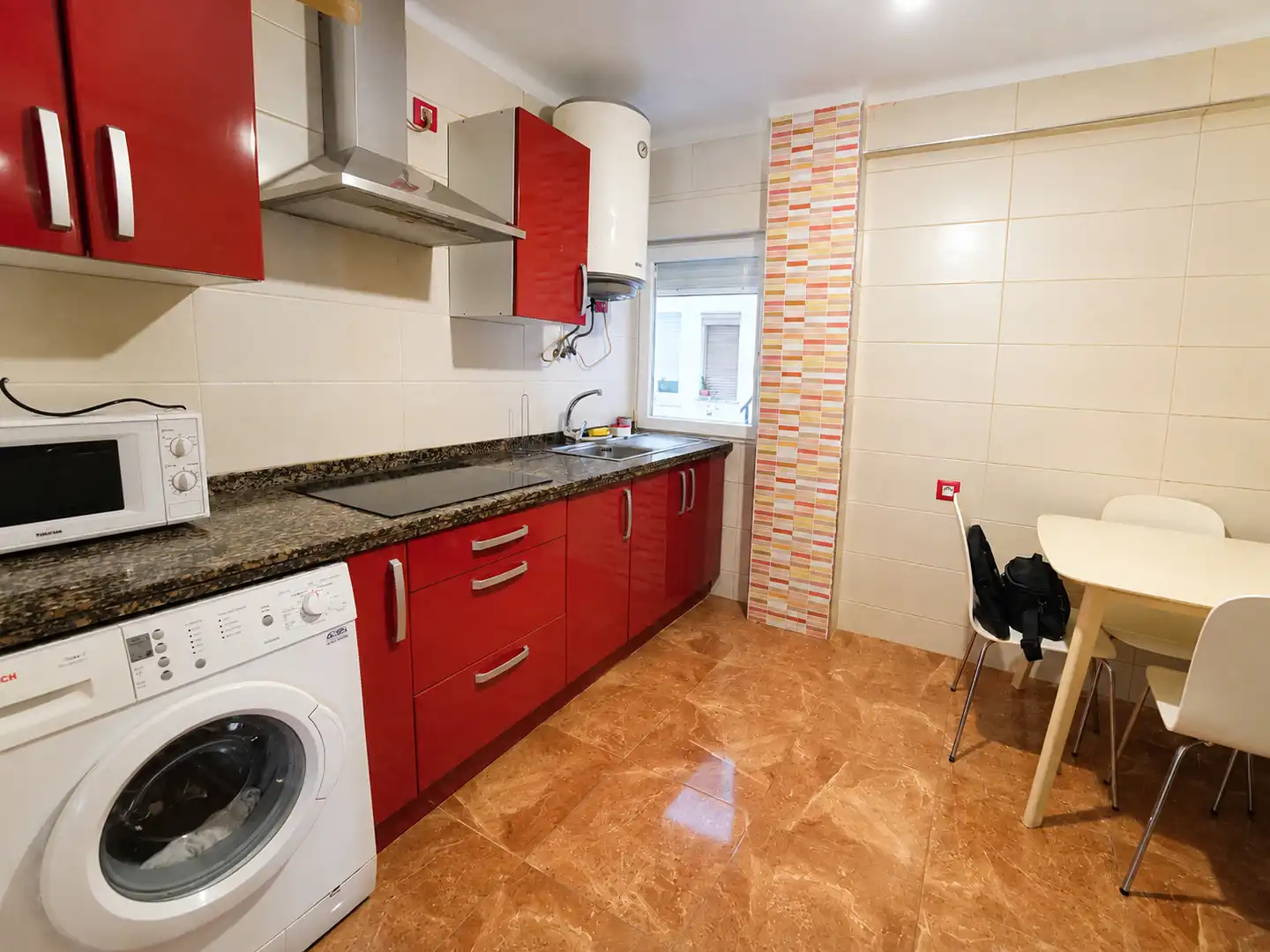 Kitchen of Flat for sale in Avilés  with Heating, Parquet flooring and Washing machine