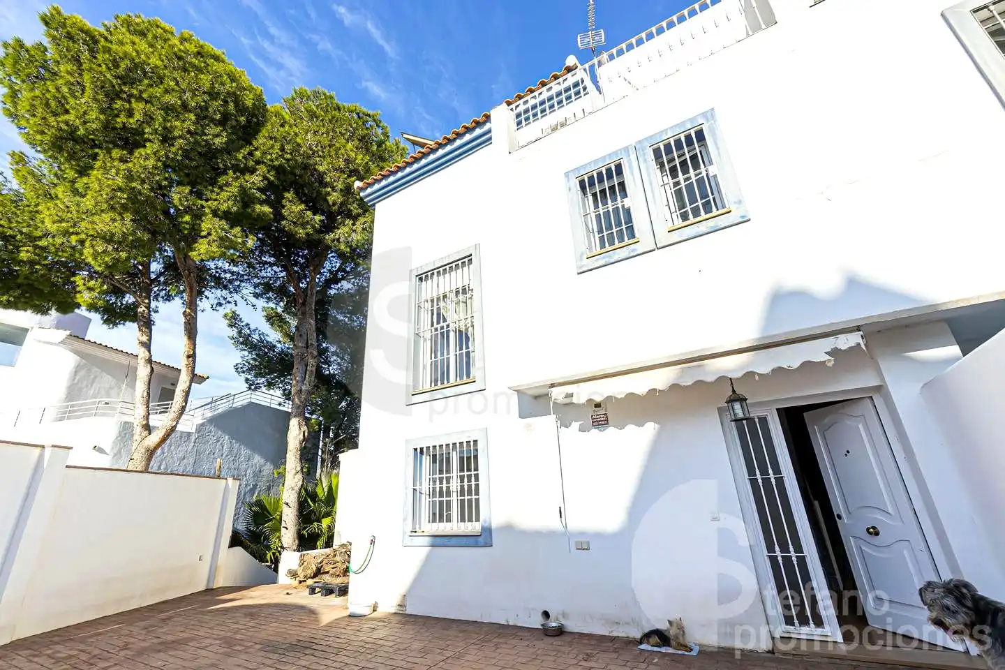 Vista exterior de Casa adosada en venda en Málaga amb Aire condicionat, Calefacció i Jardí privat