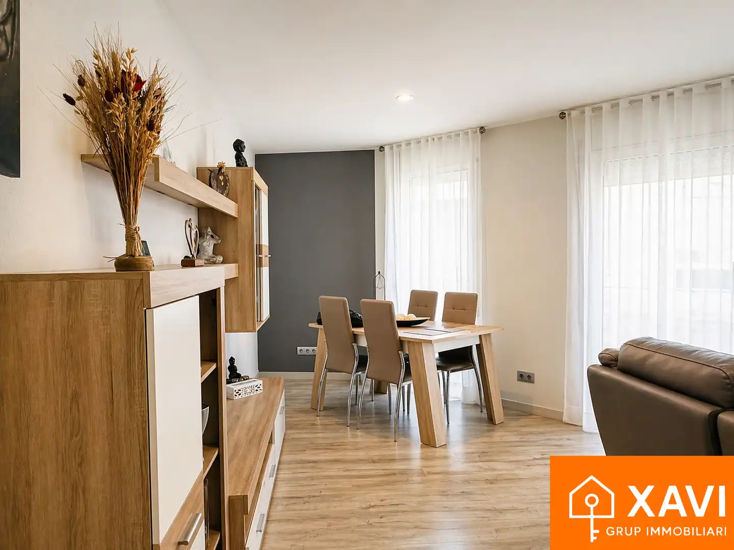 Esszimmer von Wohnung zum Verkauf in Igualada mit Klimaanlage, Heizung und Parkett