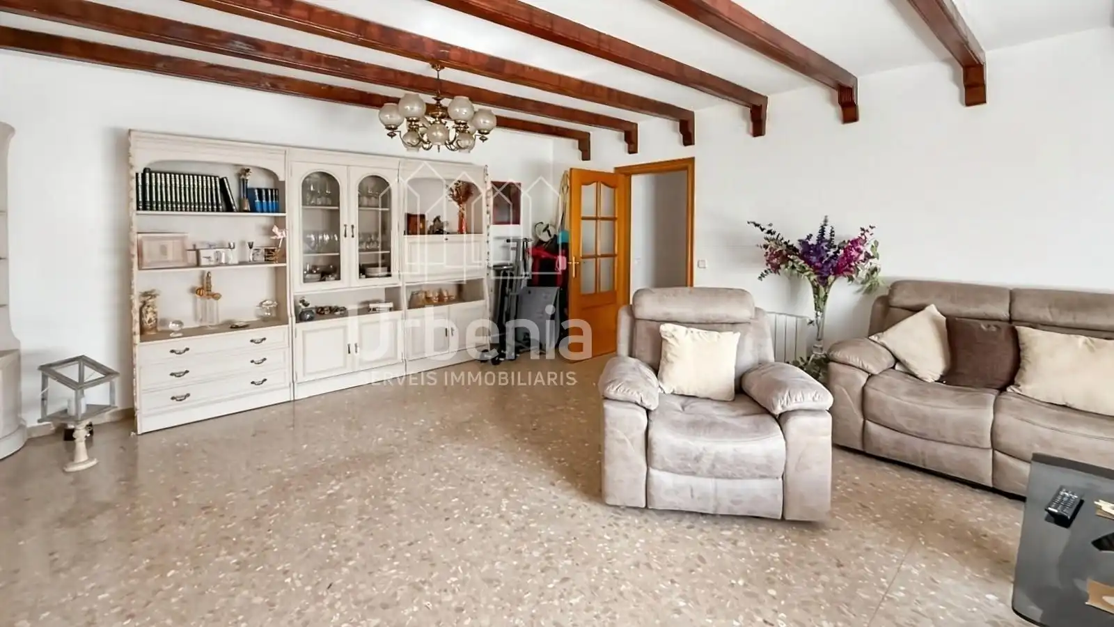 Living room of Flat for sale in Calella  with Heating, Private garden and Terrace