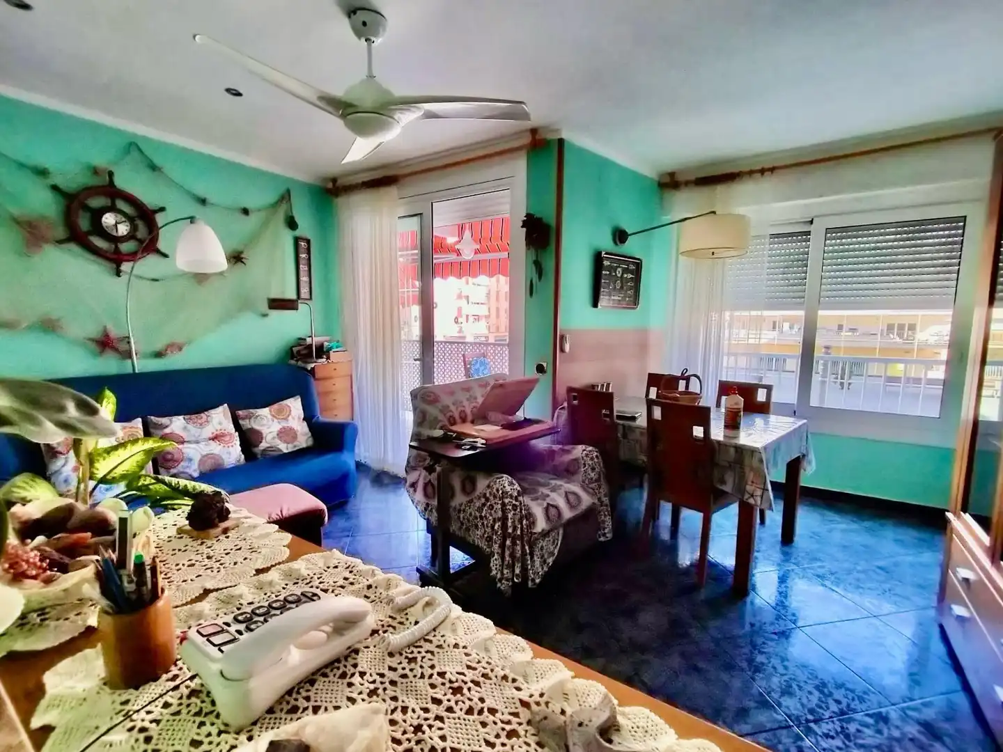 Living room of Apartments for sale in Vilanova i la Geltrú  with Heating and Terrace