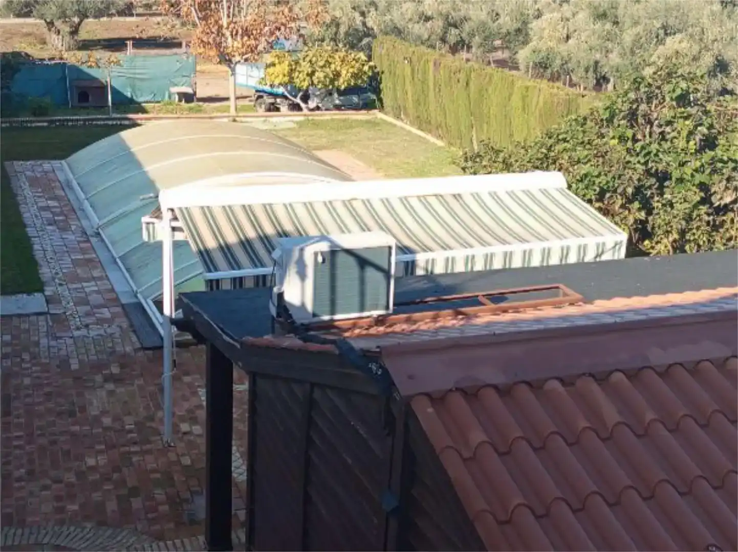 Terrace of Flat for sale in Marmolejo  with Air Conditioner, Private garden and Storage room