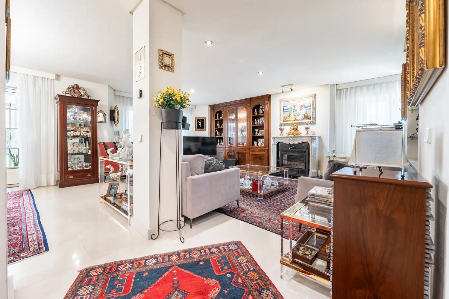 Sala de estar de Casa o chalet en venta en Torrelodones con Aire acondicionado, Calefacción y Terraza