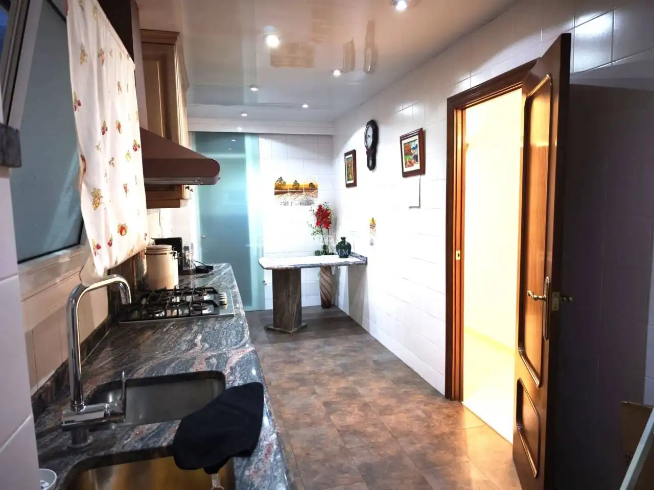 Kitchen of Apartments for sale in Badalona  with Air Conditioner