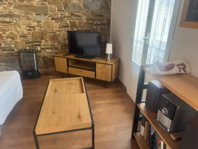 Sala d'estar de Finca rústica en venda en Vegadeo amb Calefacció, Jardí privat i Terrassa