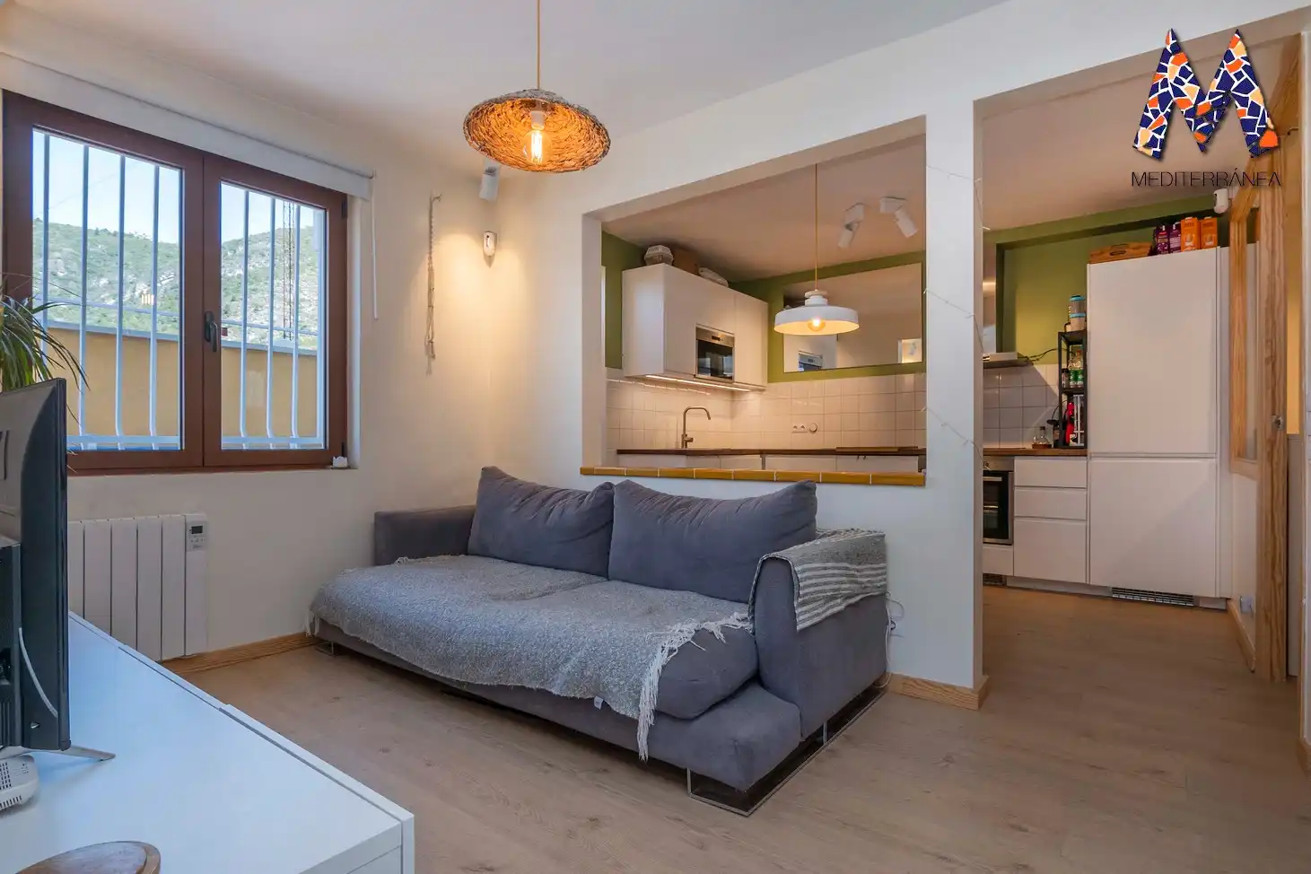 Sala de estar de Apartamento en venta en Castelldefels con Aire acondicionado, Calefacción y Terraza