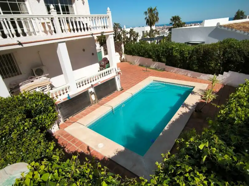 Piscina de Casa o xalet en venda en Mijas amb Aire condicionat, Terrassa i Piscina