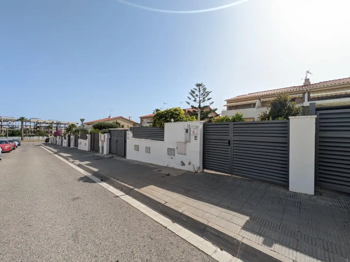 Vista exterior de Casa adosada en venta en Creixell con Aire acondicionado, Jardín privado y Terraza
