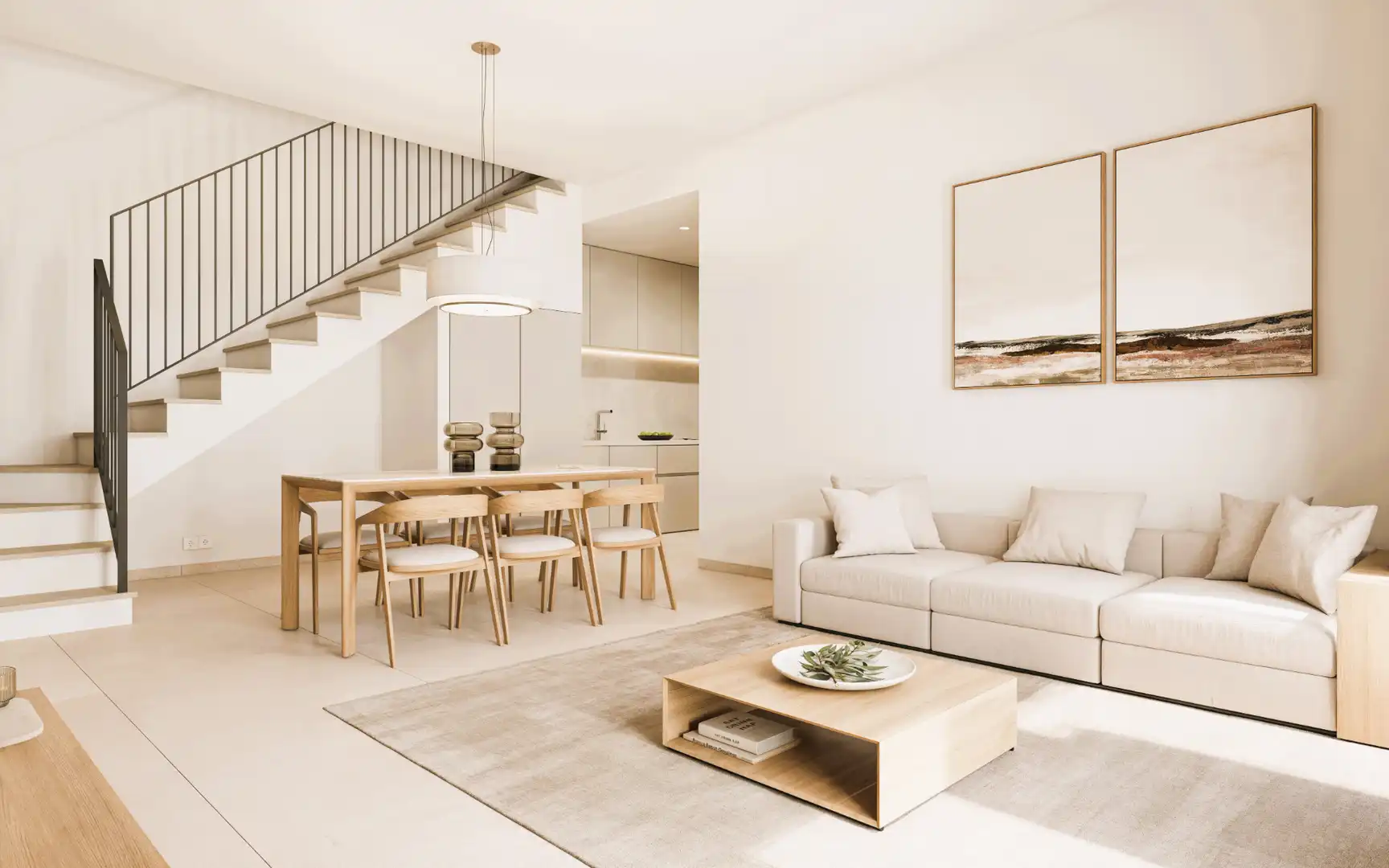 Living room of Detached homes for sale in Sencelles  with Air Conditioner, Private garden and Parquet flooring