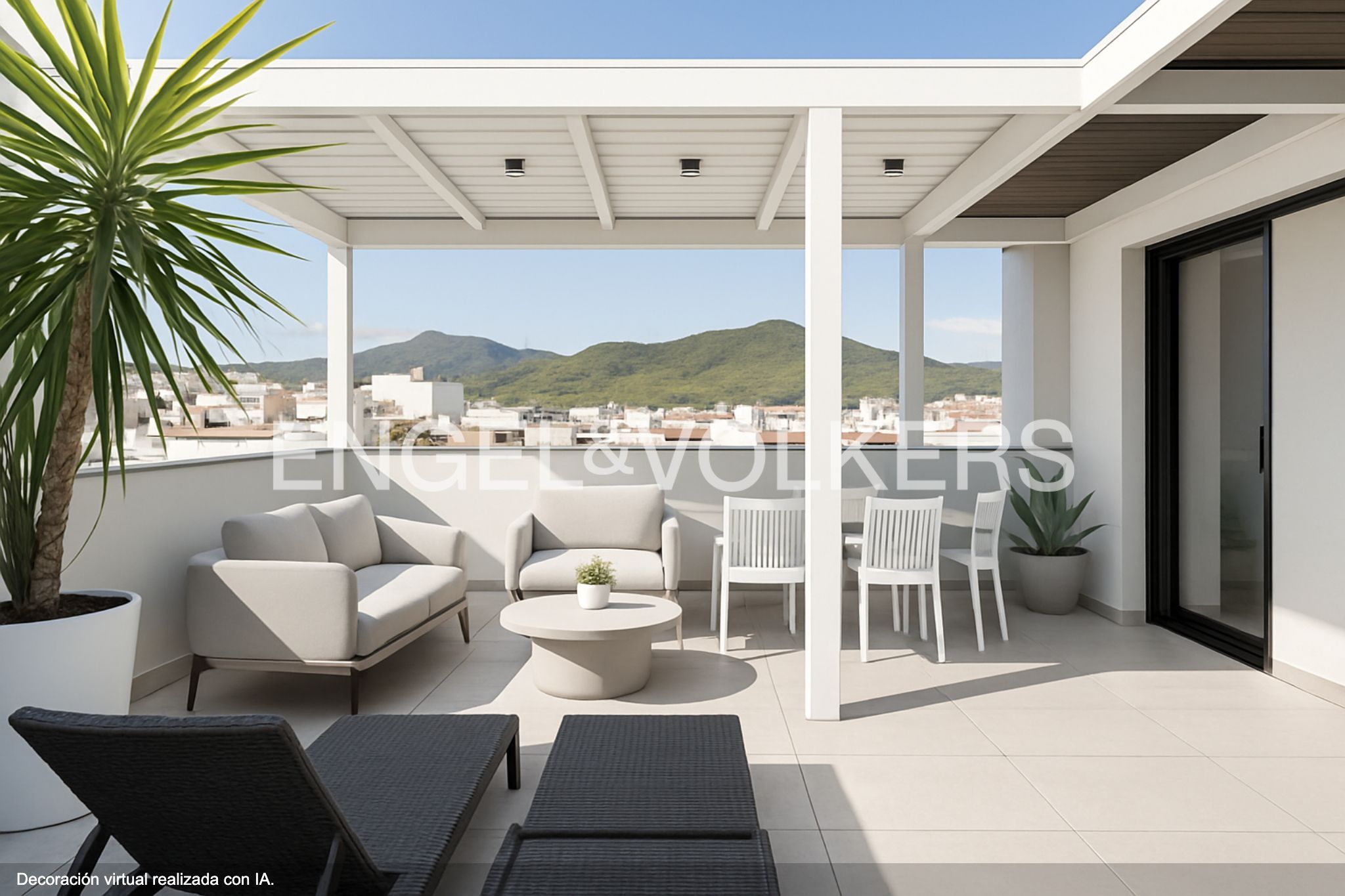 Terrace of Duplex for sale in Castelldefels  with Air Conditioner, Heating and Parquet flooring