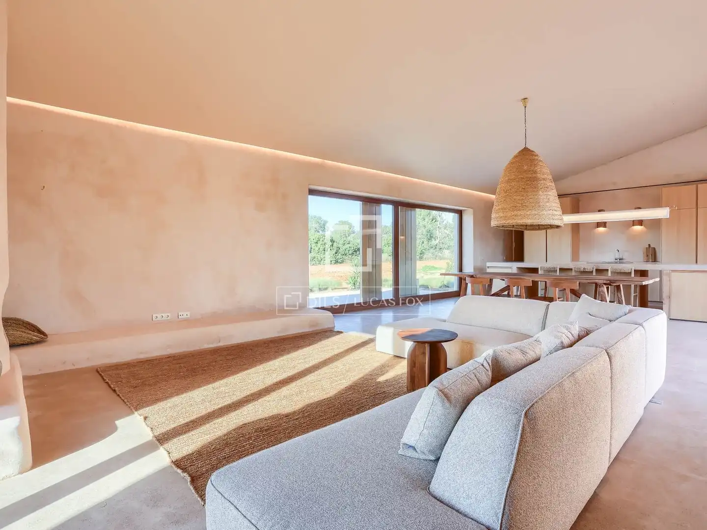 Sala d'estar de Finca rústica en venda en Felanitx amb Aire condicionat, Calefacció i Jardí privat
