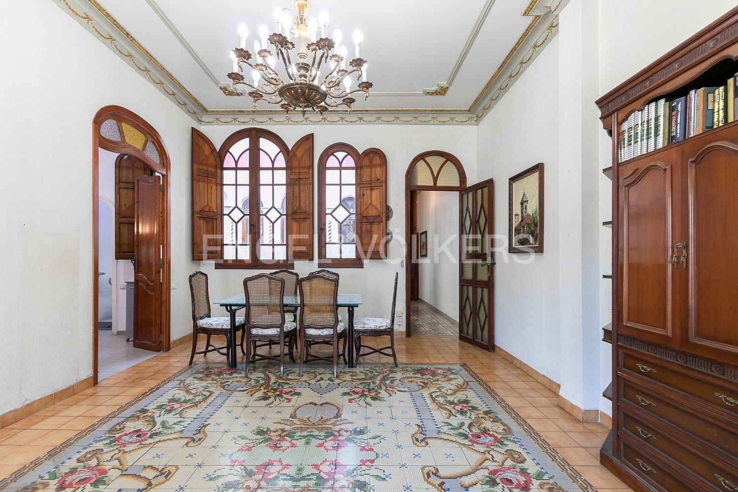 Dining room of Apartment for sale in  Valencia Capital  with Air Conditioner, Heating and Storage room