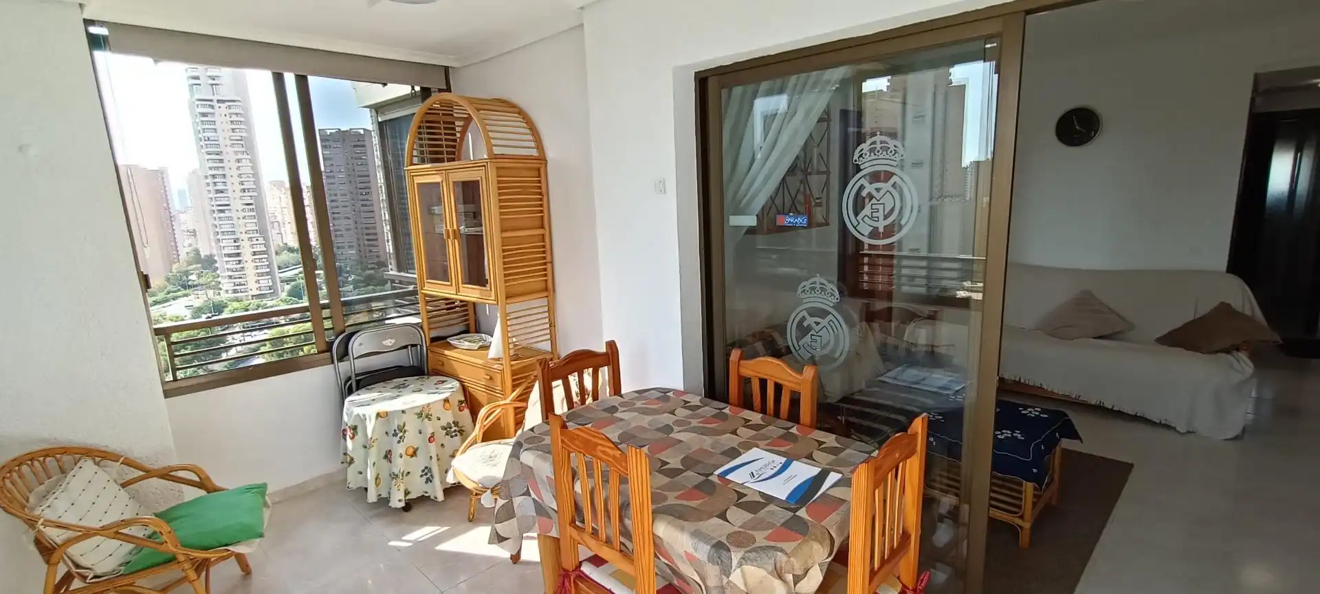 Balcony of Ground floor for sale in Benidorm  with Air Conditioner, Furnished and Oven