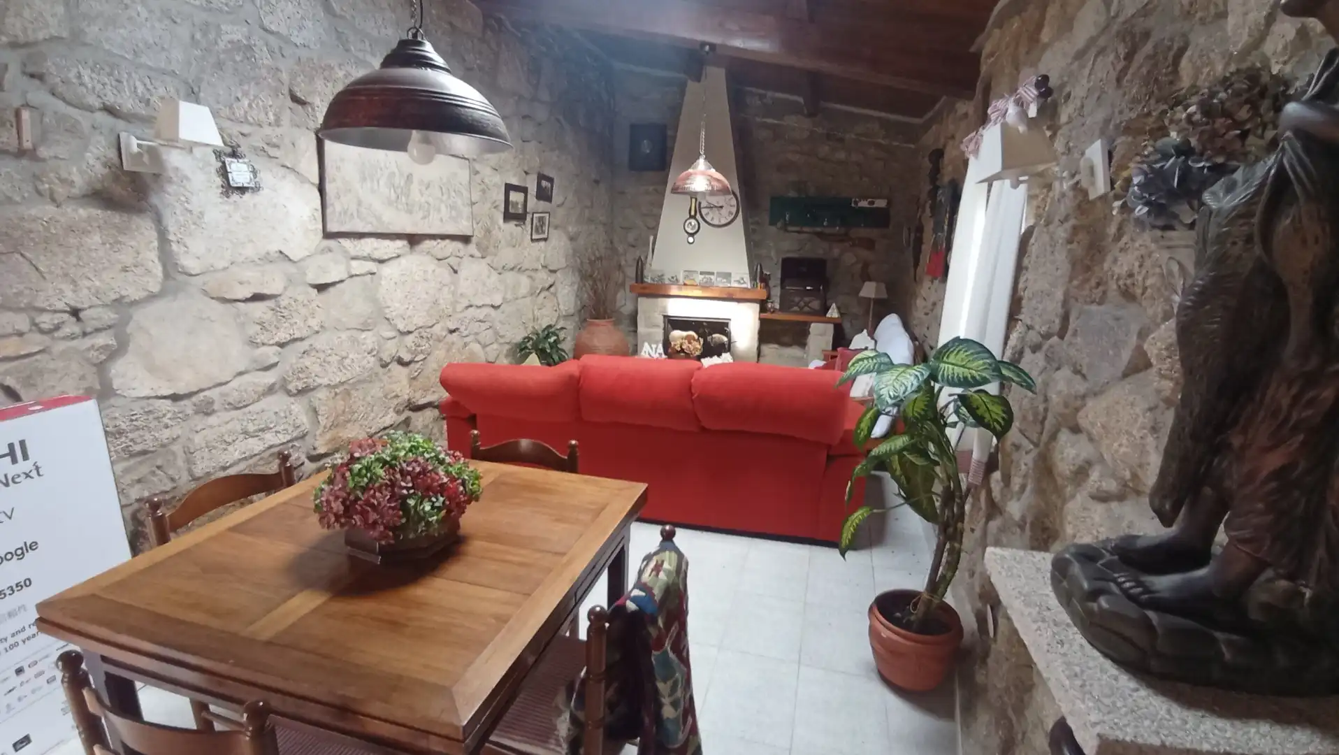 Sala de estar de Casa o chalet en venta en Ponte Caldelas con Calefacción, Jardín privado y Parquet