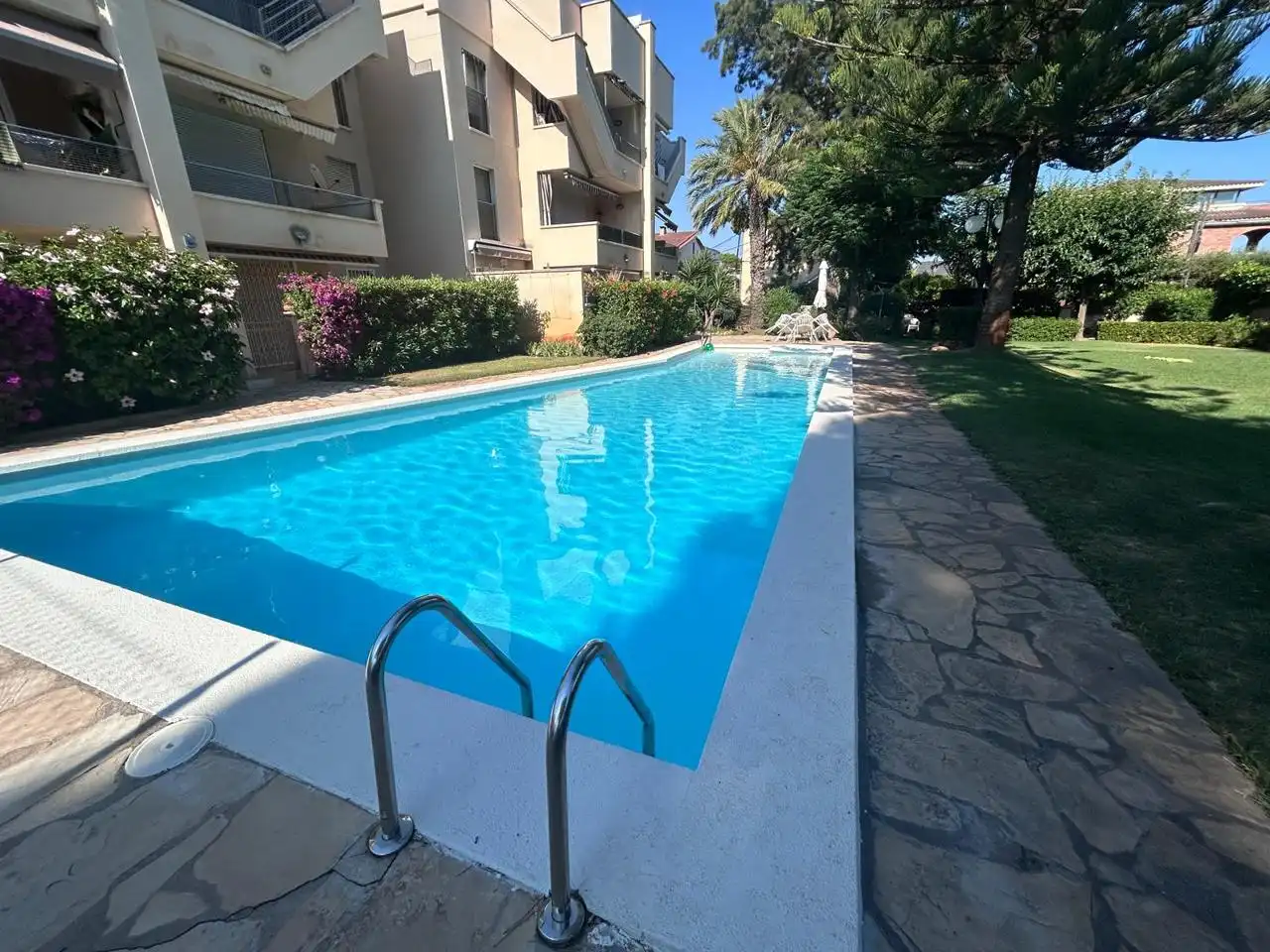 Swimming pool of Attic for sale in Castelldefels  with Air Conditioner, Heating and Terrace