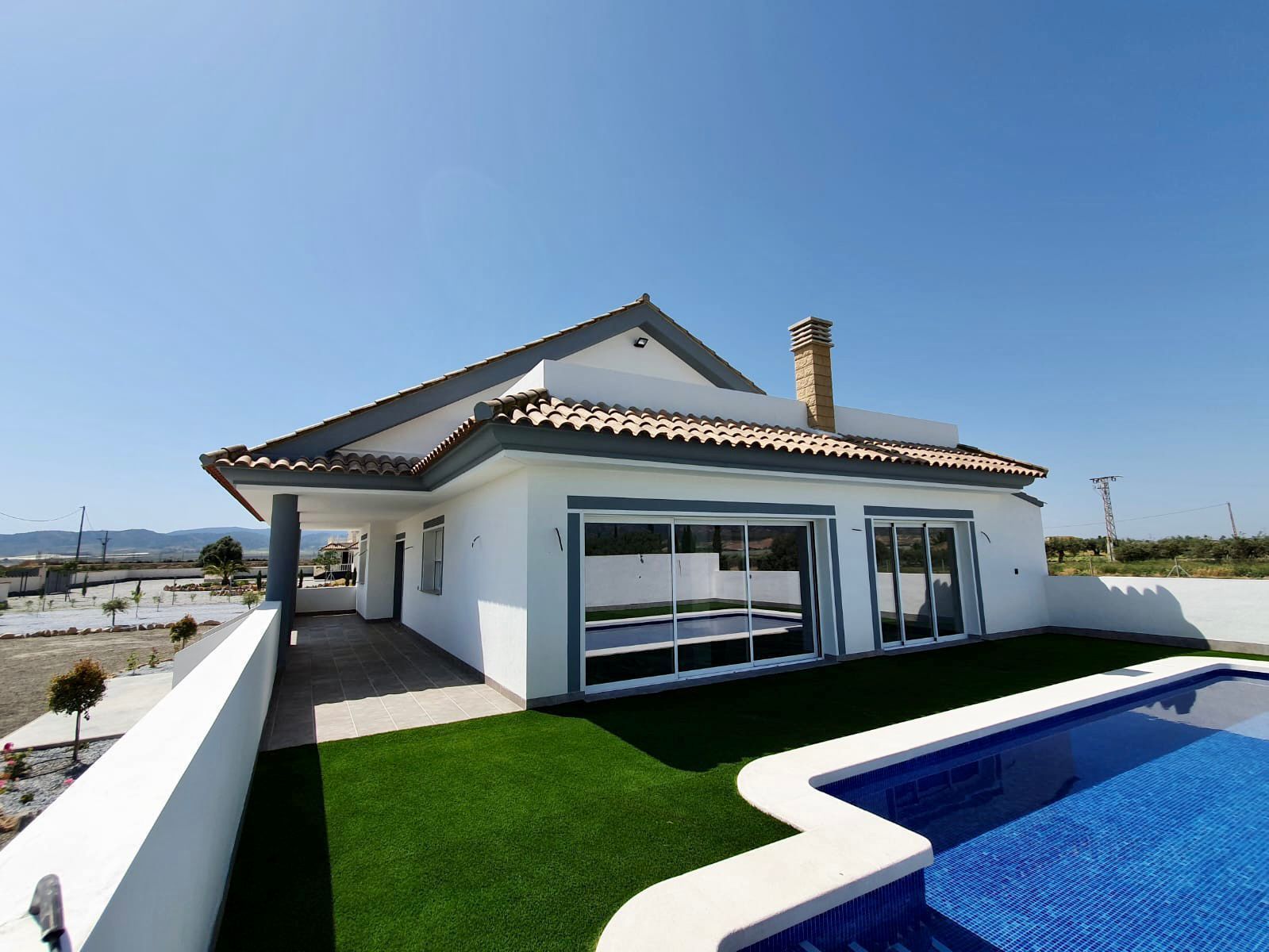 Vista exterior de Casa o xalet en venda en Lorca amb Aire condicionat, Calefacció i Jardí privat