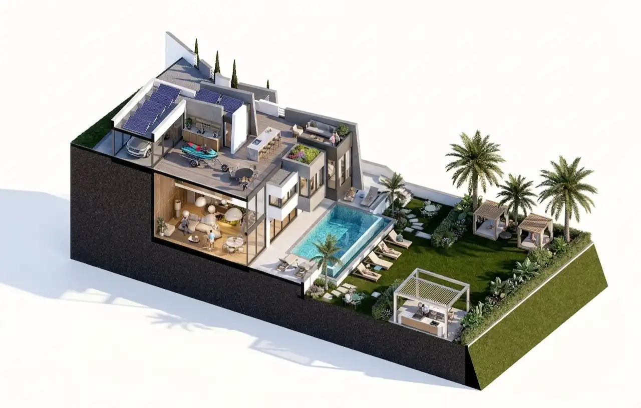 Garten von Residential zum Verkauf in Nerja