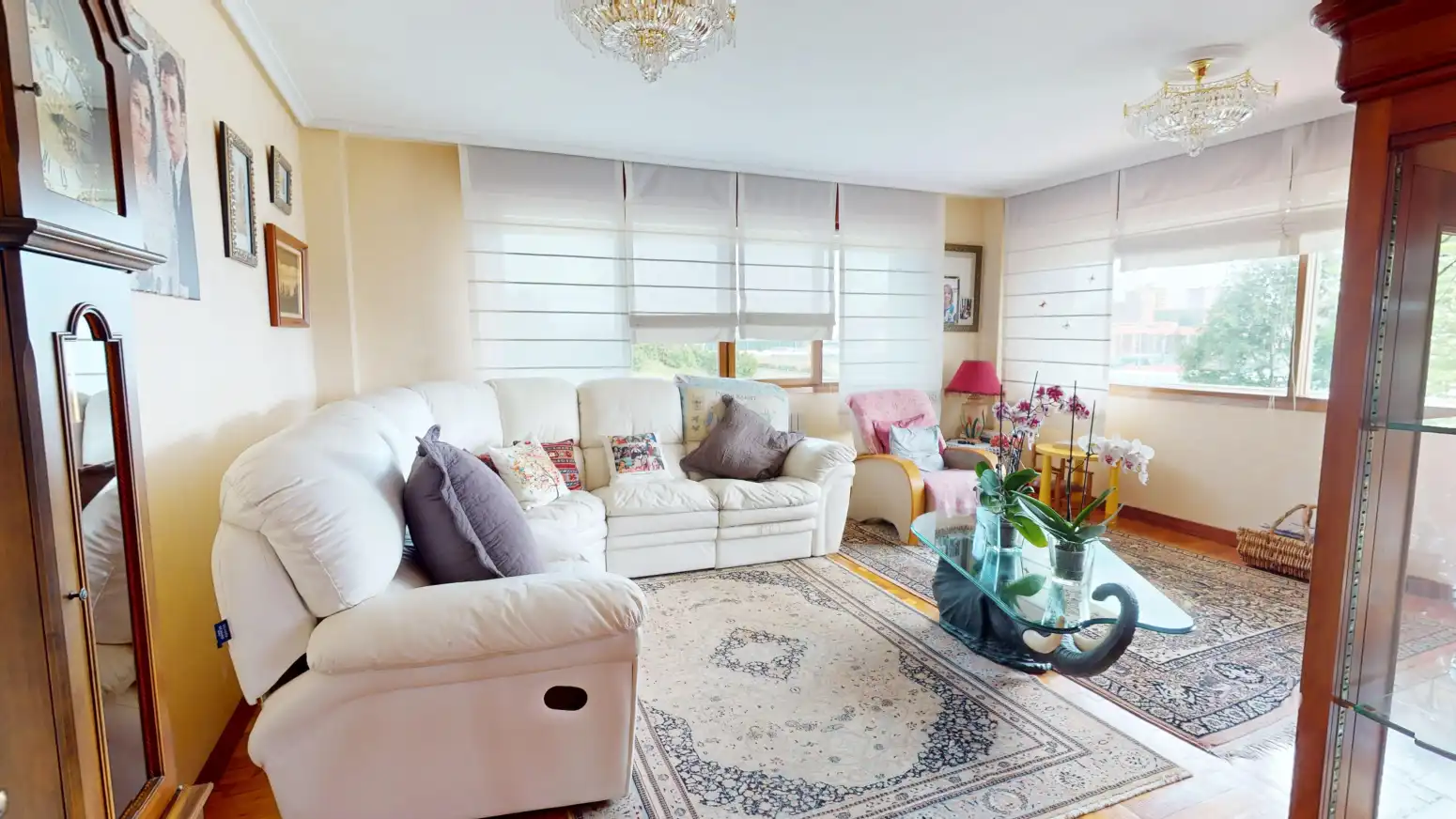 Sala de estar de Casa o chalet en venta en Santander con Calefacción, Jardín privado y Parquet