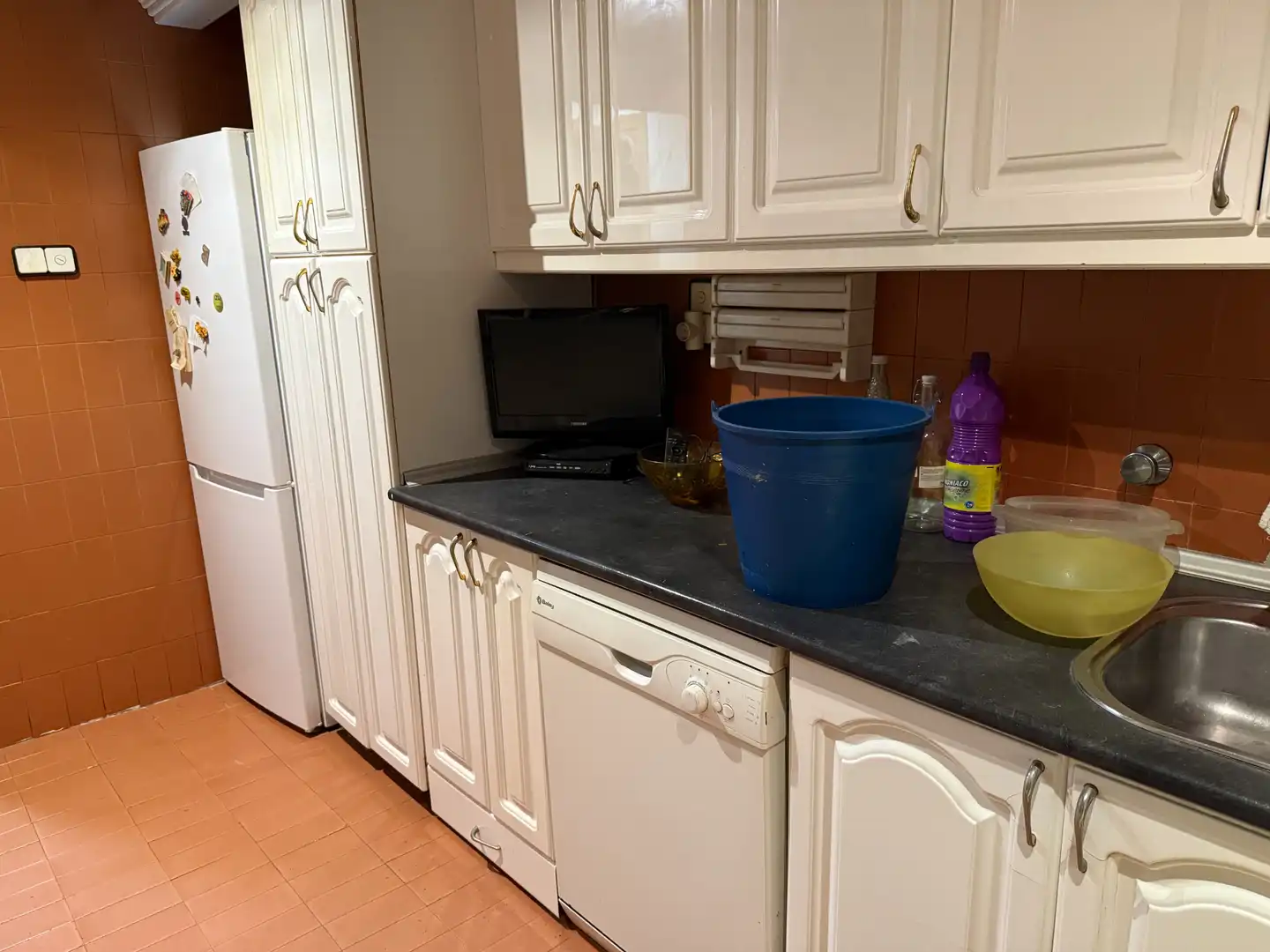 Cocina de Casa adosada en venta en Utebo con Aire acondicionado, Calefacción y Jardín privado