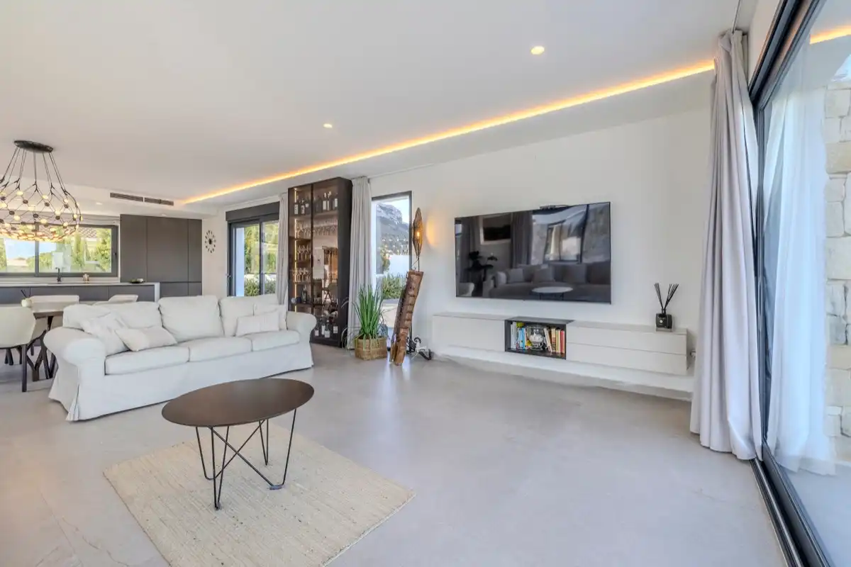 Living room of Houses for sale in Dénia  with Air Conditioner, Heating and Private garden