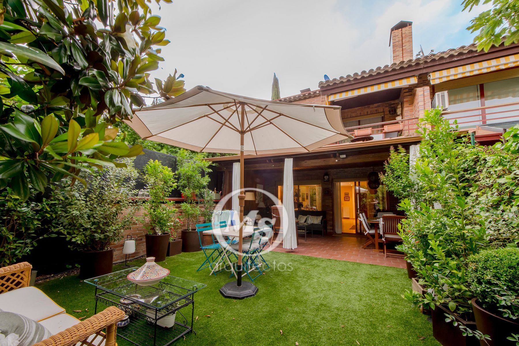 Terrace of Single-family semi-detached for sale in Majadahonda  with Air Conditioner, Heating and Private garden