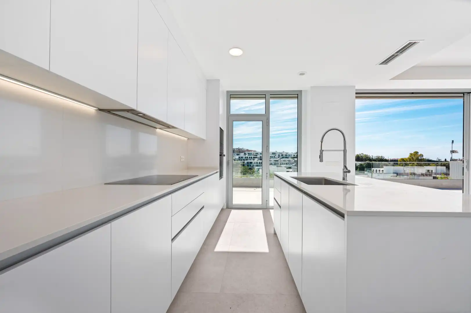 Kitchen of Attic for rent in Marbella  with Air Conditioner, Terrace and Storage room