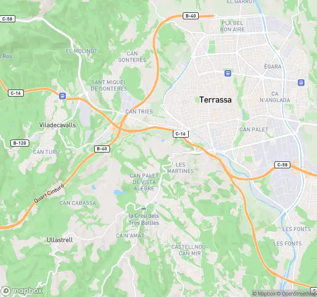 Vista exterior de Pis en venda en Terrassa