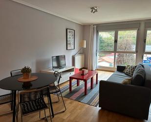 Sala d'estar de Apartament de lloguer en Castrillón amb Parquet, Traster i Moblat