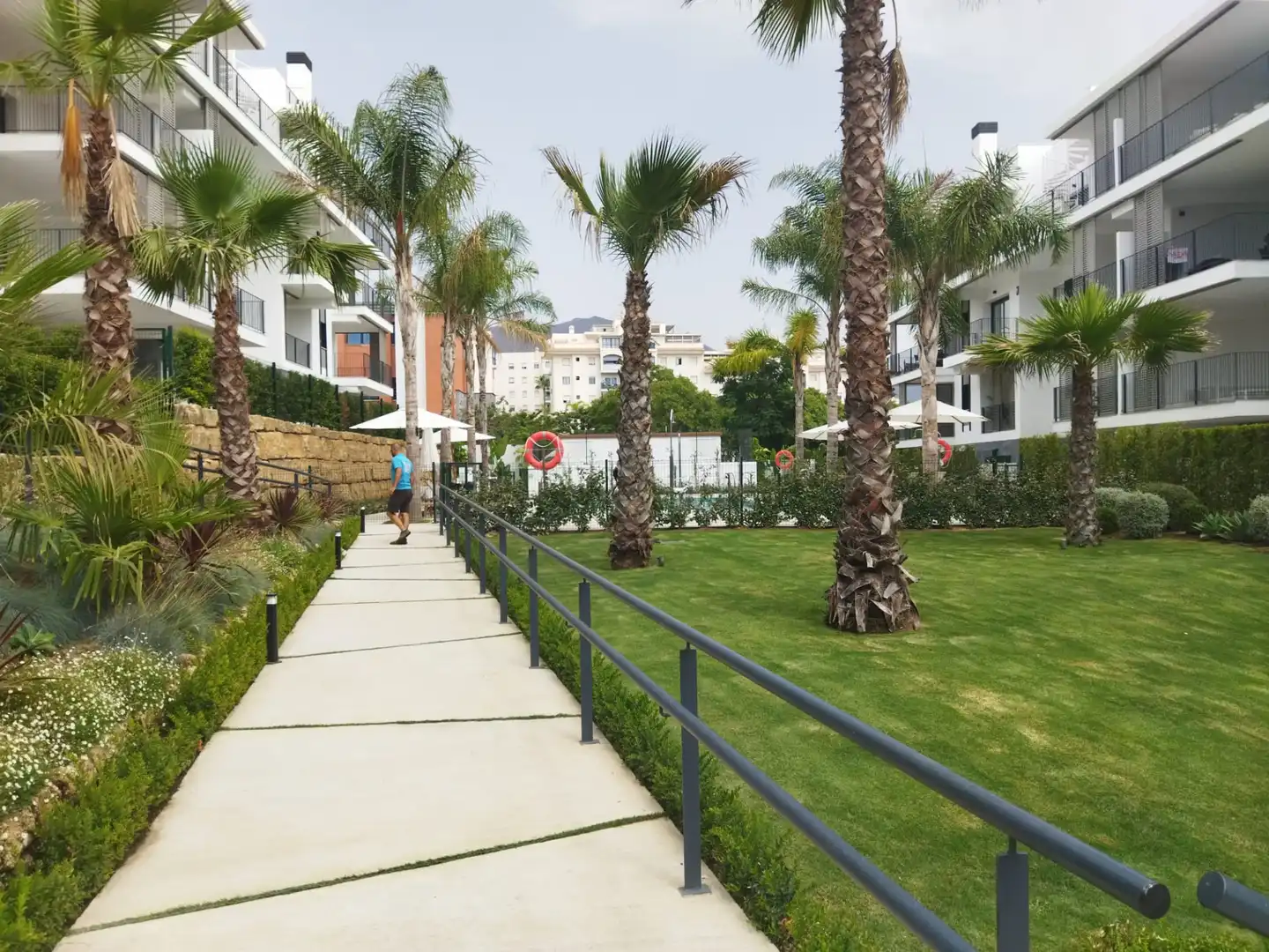 Terrassa de Apartament de lloguer en Estepona amb Aire condicionat, Terrassa i Traster