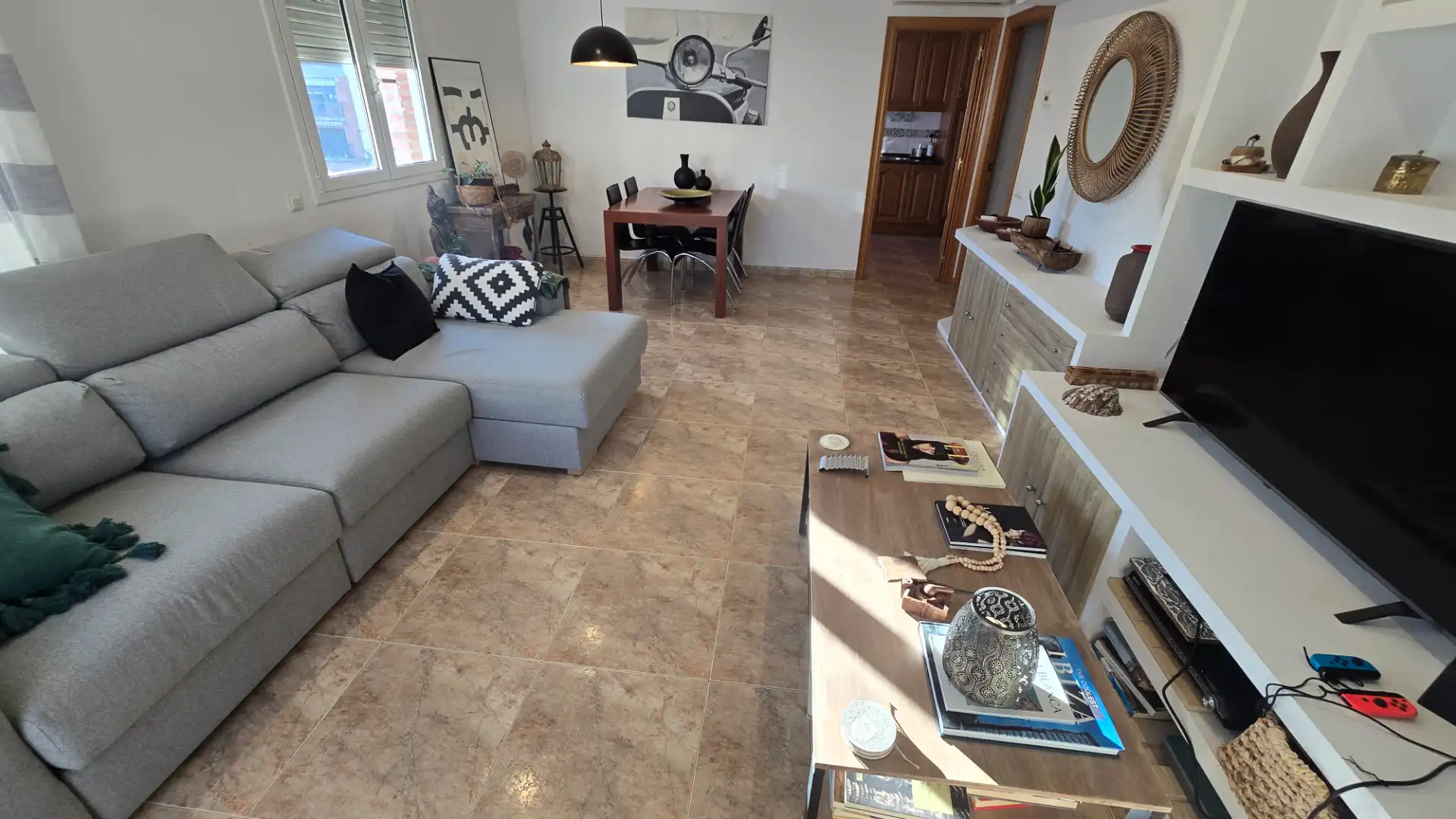 Sala de estar de Dúplex en venta en Rubí con Aire acondicionado, Calefacción y Parquet