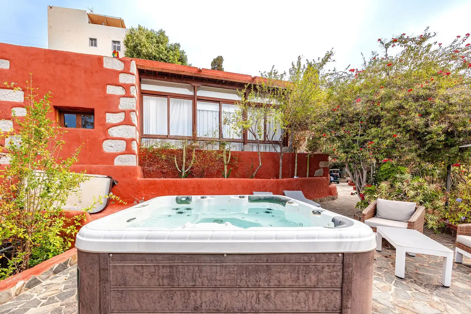 Terraza de Casa o chalet en venta en Telde con Jardín privado, Terraza y Piscina