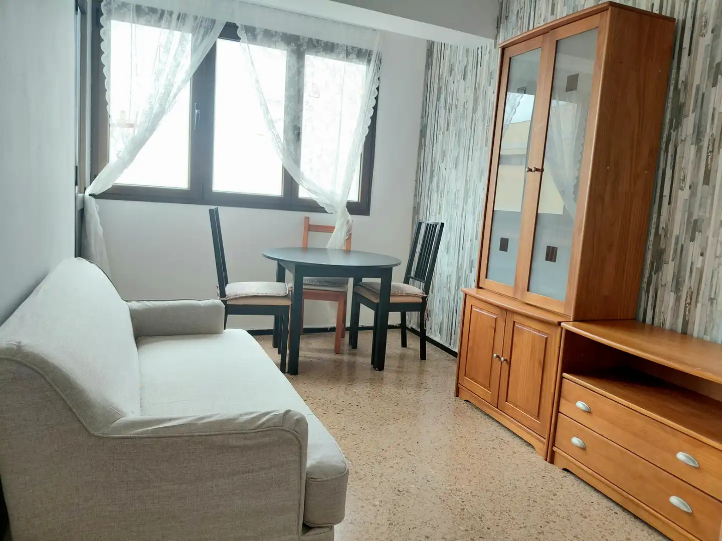 Living room of Flat for rent in Las Palmas de Gran Canaria  with Furnished, Oven and Washing machine