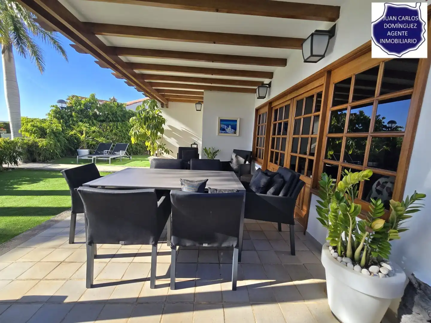 Terraza de Casa o chalet de alquiler en San Bartolomé de Tirajana con Aire acondicionado, Jardín privado y Terraza