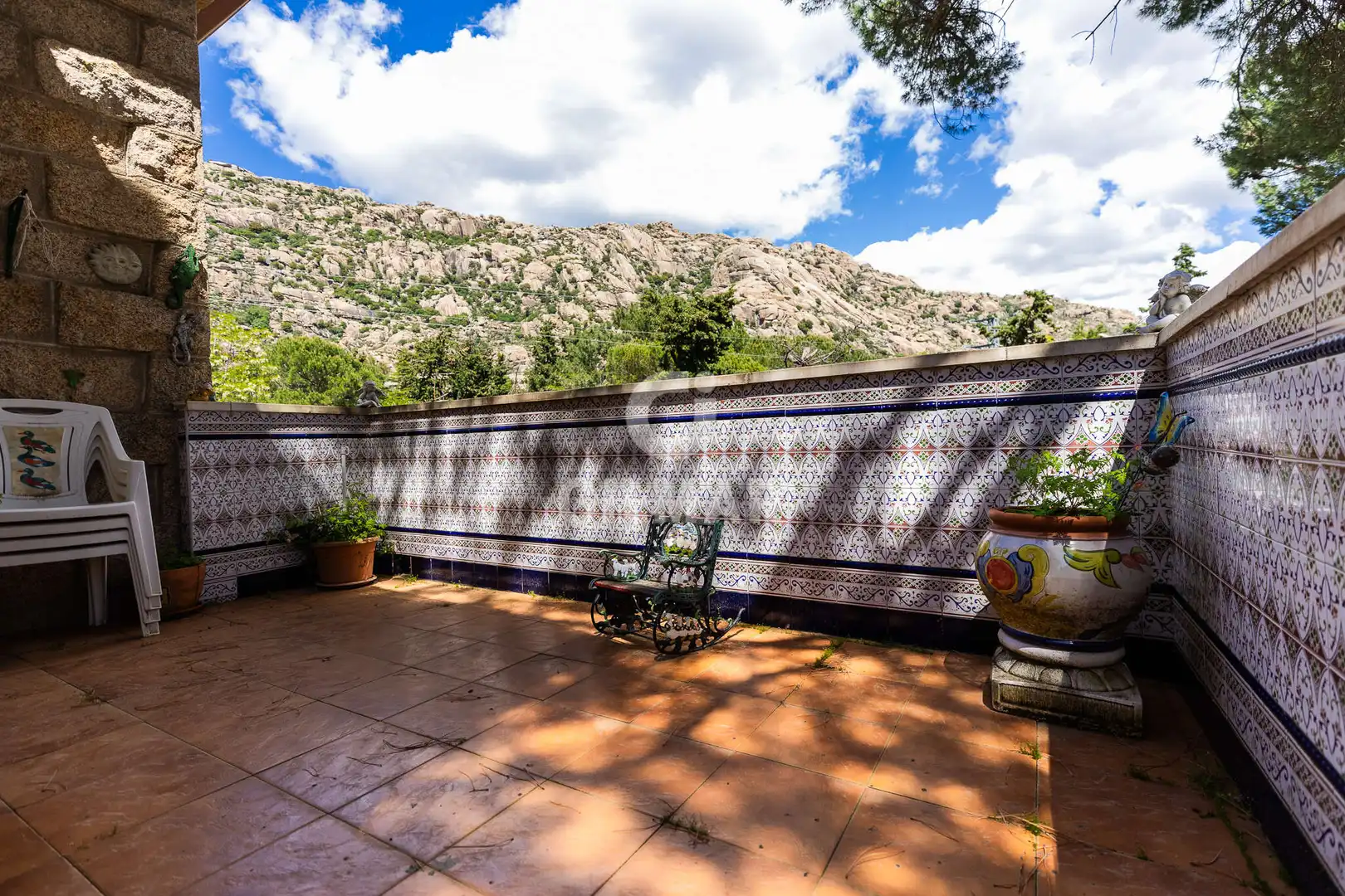 Terrace of Houses for sale in Manzanares El Real  with Heating, Private garden and Swimming Pool