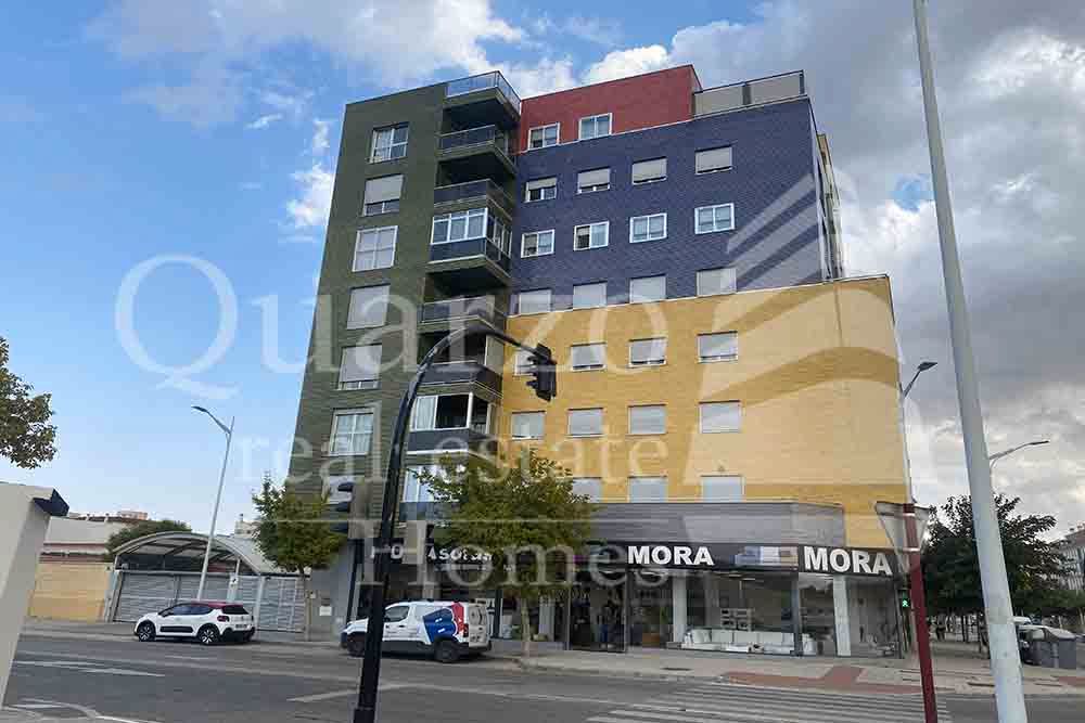 Exterior view of Flat for sale in  Albacete Capital  with Air Conditioner, Storage room and Balcony