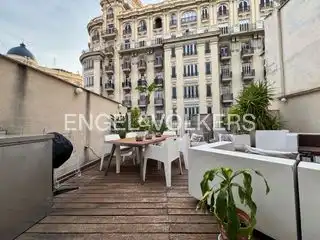 Terrassa de Àtic de lloguer en Valencia amb Aire condicionat, Calefacció i Parquet