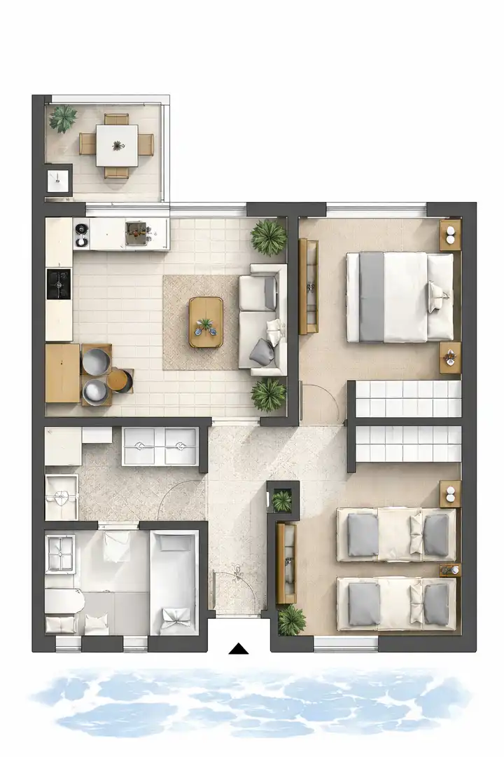 Dormitori de Apartament en venda en Salou amb Aire condicionat, Terrassa i Traster