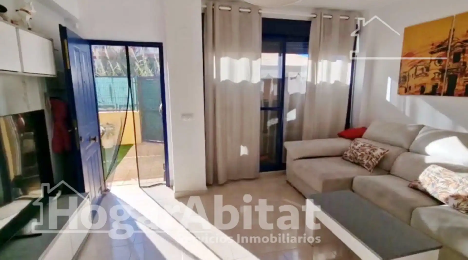 Vista exterior de Piso en venta en Bellreguard con Aire acondicionado, Calefacción y Jardín privado