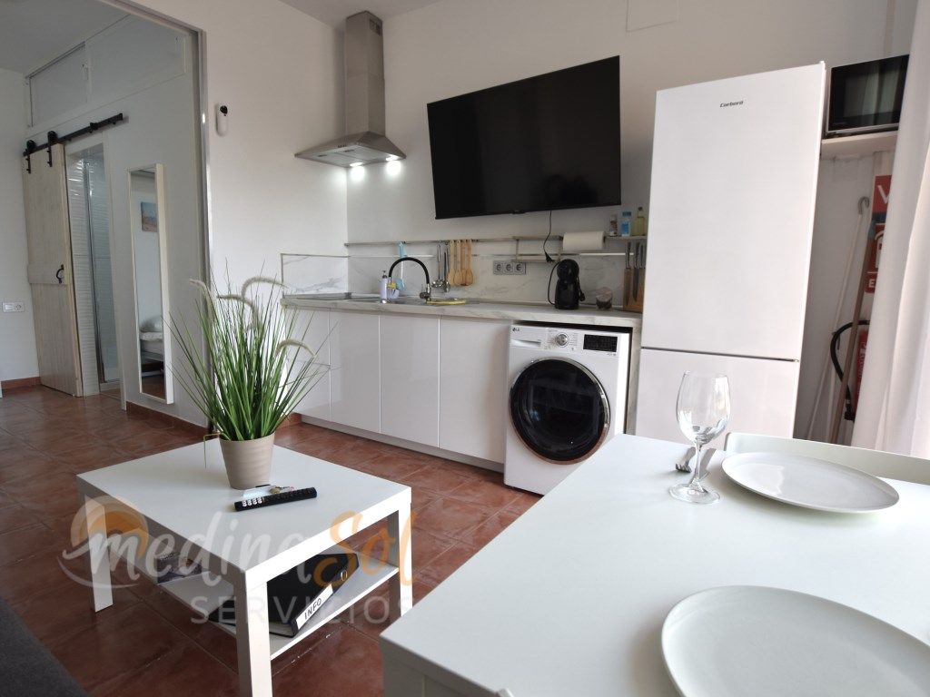 Cuina de Planta baixa en venda en La Manga del Mar Menor amb Aire condicionat, Jardí privat i Piscina