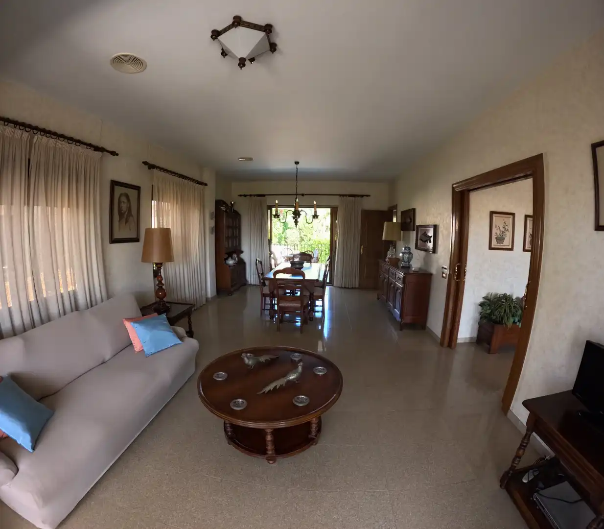 Wohnzimmer von Haus oder Chalet zum Verkauf in Burriana / Borriana mit Heizung, Privatgarten und Terrasse
