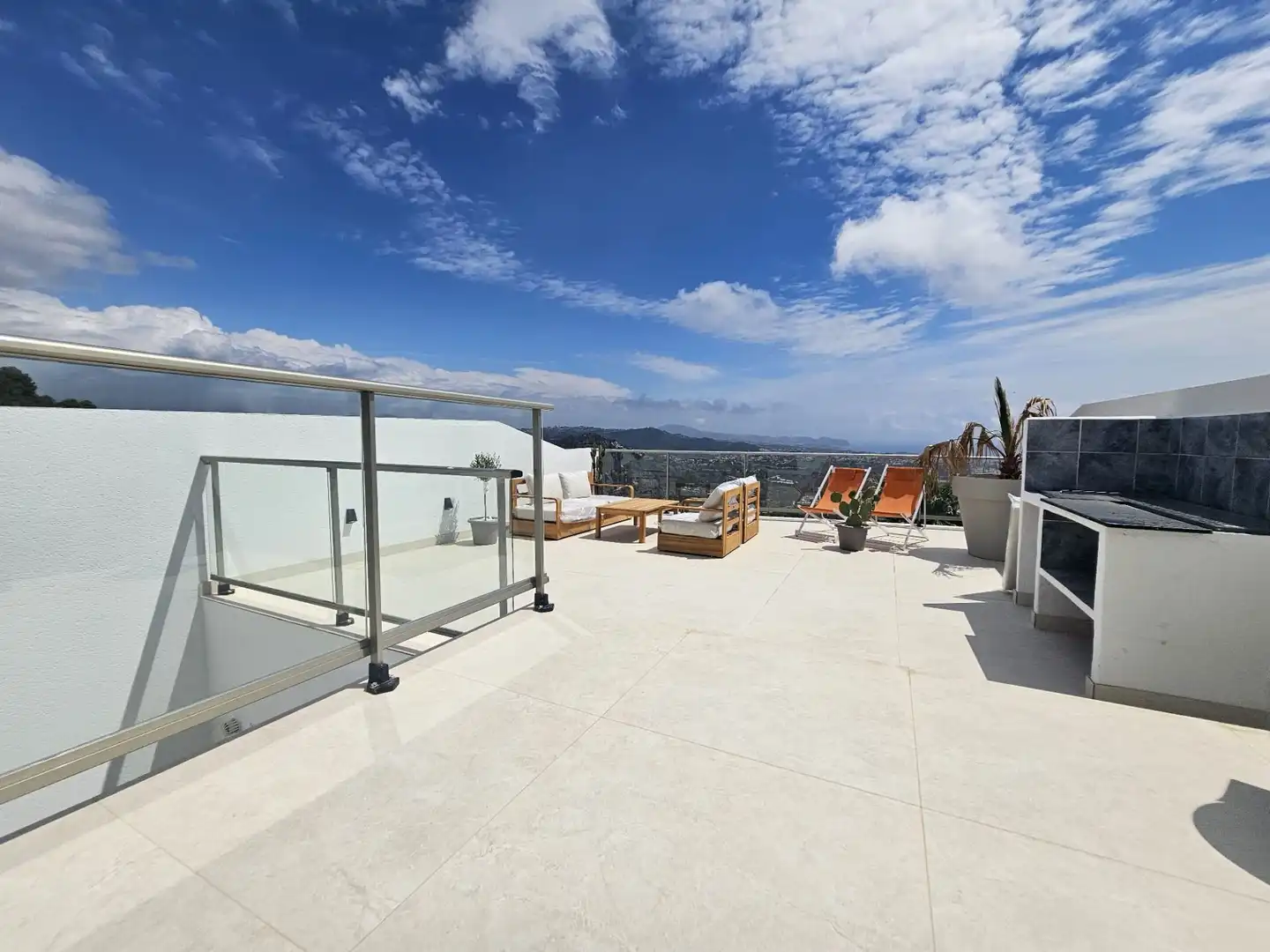 Terraza de Casa adosada en venta en Calpe / Calp con Aire acondicionado, Calefacción y Terraza