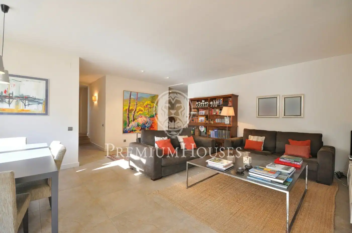 Sala d'estar de Casa o xalet de lloguer en Sant Andreu de Llavaneres amb Calefacció, Jardí privat i Terrassa