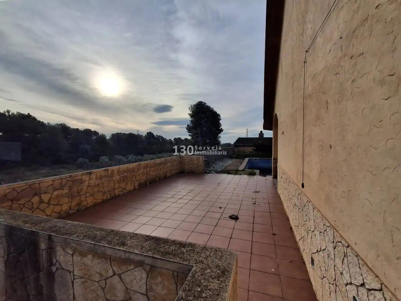 Terrassa de Casa o xalet en venda en Cabra del Camp amb Jardí privat, Parquet i Terrassa