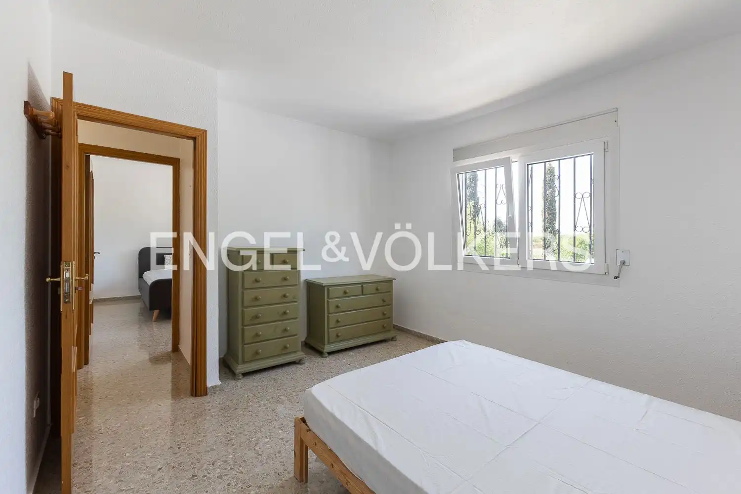 Schlafzimmer von Haus oder Chalet zur Miete in El Puig de Santa Maria mit Klimaanlage, Heizung und Privatgarten