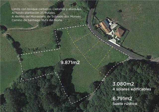 Terreno residencial en Venta en PIÑEIRO DE ARRIBA en Sobrado (A Coruña)