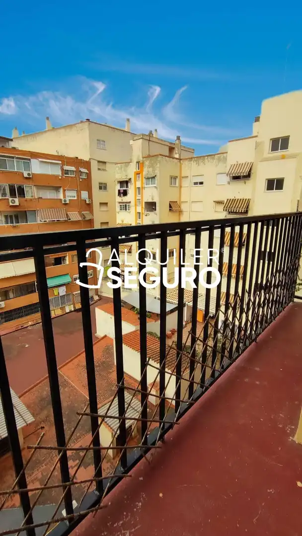 Terraza de Piso de alquiler en Valencia con Aire acondicionado y Calefacción