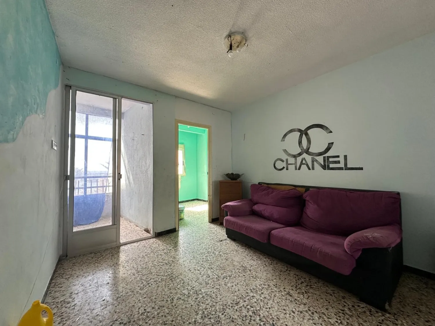 Sala de estar de Apartamento en venta en Mazarrón con Terraza, Amueblado y Balcón